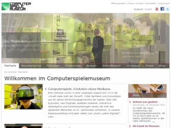 computerspielemuseum.de website preview