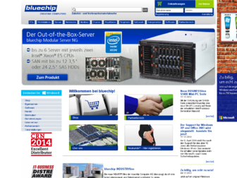 bluechip.de website preview