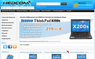 hedcom-technik.de website preview