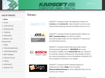 kadsoft.de website preview