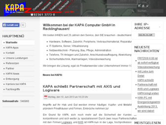 kapa.de website preview
