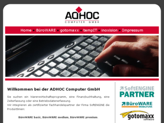 adhoc.de website preview