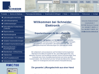 schneider-elektronik.com website preview