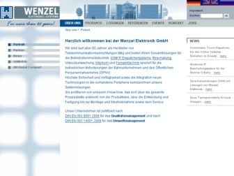 wenzel-elektronik.de website preview