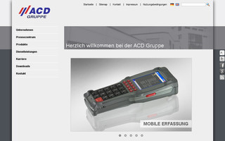 acd-gruppe.de website preview