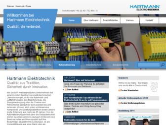 hartmannelektrotechnik.com website preview