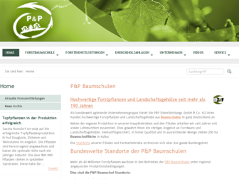 baumschule.de website preview