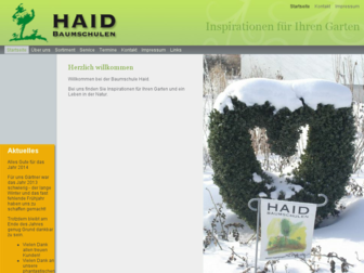 haid-baumschule.de website preview