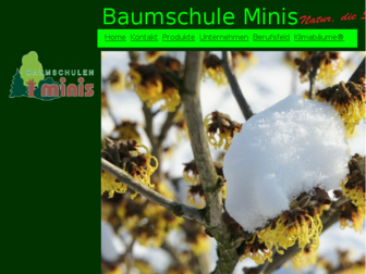 baumschule-minis.de website preview