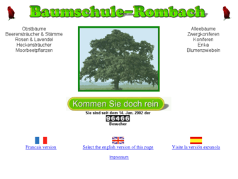 baumschule-rombach.de website preview