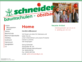 schneider-baumschule.de website preview