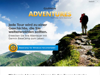adventures.garmin.com website preview