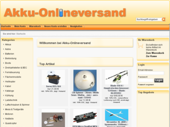 akku-onlineversand.de website preview