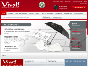 vivat.de website preview