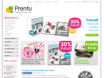 prentu.de website preview