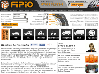 fipio-reifen.com website preview