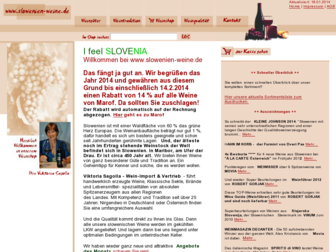 slowenien-weine.de website preview