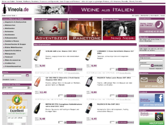 vineola.de website preview