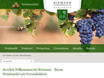 wein-riemann.de website preview