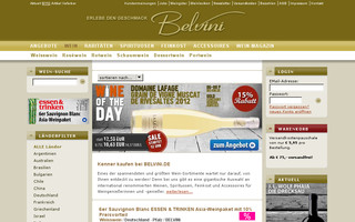 belvini.de website preview