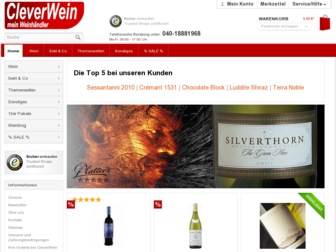 cleverwein.de website preview
