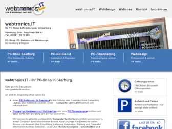 webtronics.it website preview