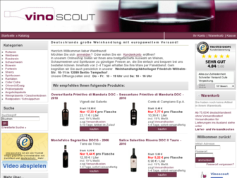 vinoscout.de website preview