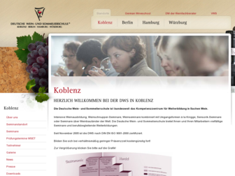 koblenz.weinschule.com website preview