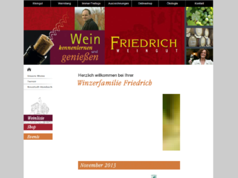 weingut-friedrich.de website preview