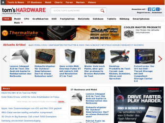 tomshardware.de website preview
