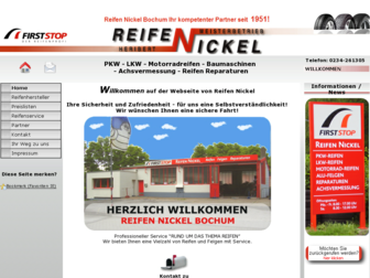 reifen-nickel.de website preview