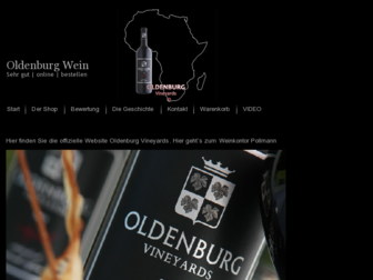 oldenburg-wein.de website preview