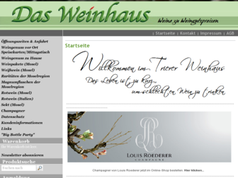 weinhaus-trier.de website preview