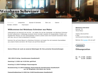 weinhausschreiner.de website preview