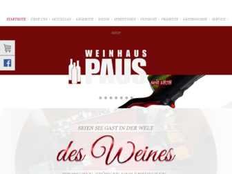weinhaus-paus.de website preview