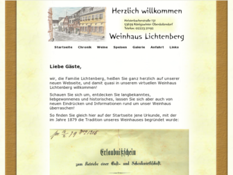 weinhaus-lichtenberg.de website preview