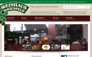 weinhaus-hagenfeld.de website preview