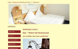 hotel-weinhaus-flach.de website preview