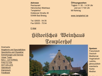 templerhof.de website preview