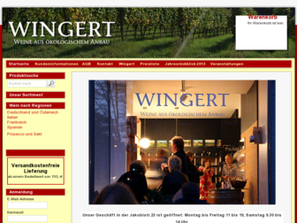 wingertweinhandel.de website preview
