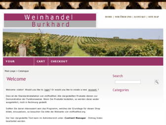 weinhandel-burkhard.de website preview
