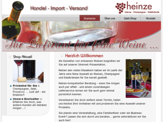 weinhandel-heinze.de website preview
