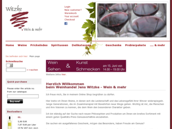 weinhandel-witzke.de website preview