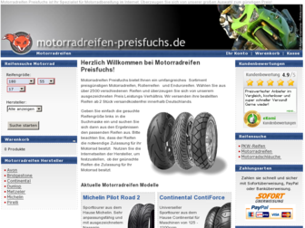motorradreifen-preisfuchs.de website preview