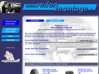 reifenmontage.de website preview