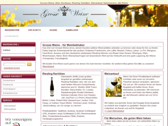 grosse-weine.com website preview