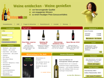 preisleistungswein.com website preview