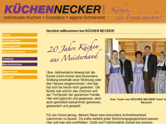 kuechen-necker.de website preview