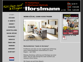 kuechen-horstmann.com website preview