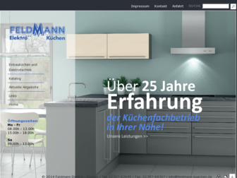 feldmann-kuechen.de website preview